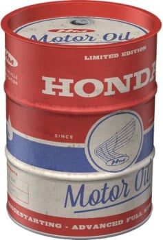 Säästölipas tynnyri Honda MC Motor Oil, Nostalgic Art