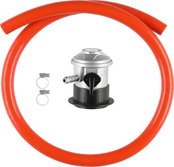 Kaasupullon matalapainesäädin painoventtiilillä, Mustang