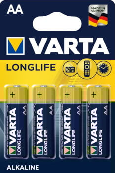 AA-paristo LR6, 4 kpl, Varta