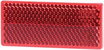 Heijastin teippikiinnityksellä, punainen 69 x 32, Talmu