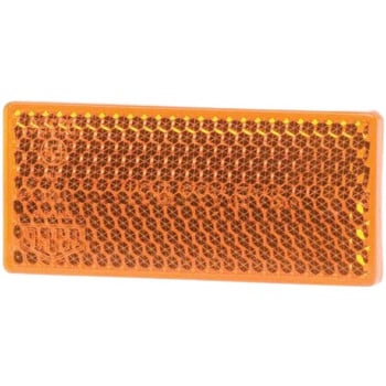 Heijastin teippikiinnityksell&auml;, keltainen 69 x 32, Talmu