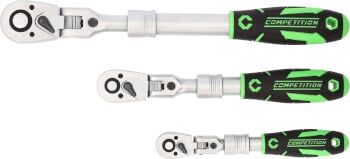 Teleskooppir&auml;ikk&auml;sarja 1/4" + 3/8" + 1/2" Competition, KS-Tools