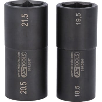 Alumiinivanteiden voimahylsysarja Ford 1/2" puolikkaat koot, KS-Tools