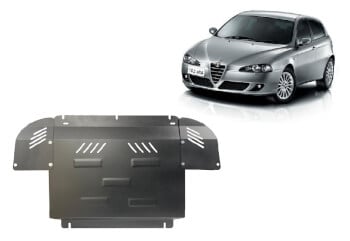 Pohjapanssari Alfa Romeo 147 (2000-2010), moottori, vaihdelaatikko, ter&auml;st&auml;
