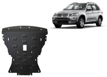 Pohjapanssari BMW X5 E70 (2007-2013), moottori, ter&auml;st&auml;