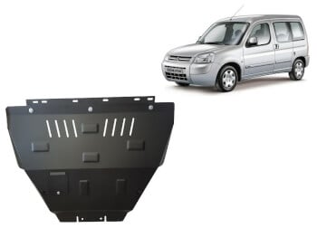 Pohjapanssari Citro&euml;n Berlingo (1997-2008), moottori, vaihdelaatikko, j&auml;&auml;hdytin, ter&auml;st&auml;