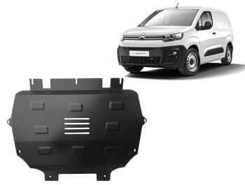 Pohjapanssari Citro&euml;n Berlingo (2018➟), moottori, vaihdelaatikko, j&auml;&auml;hdytin, ter&auml;st&auml;