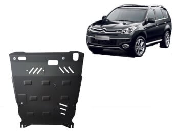 Pohjapanssari Citro&euml;n C-Crosser (2007-2012), moottori, vaihdelaatikko, j&auml;&auml;hdytin, ter&auml;st&auml;