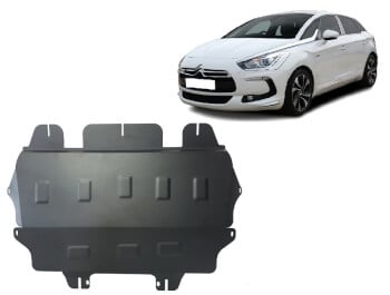 Pohjapanssari Citro&euml;n DS5 (2011-2018), moottori, vaihdelaatikko, j&auml;&auml;hdytin, ter&auml;st&auml;