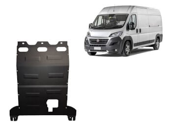 Pohjapanssari Fiat Ducato (2016➟), moottori, vaihdelaatikko, j&auml;&auml;hdytin, ter&auml;st&auml;