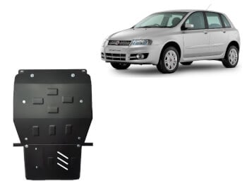 Pohjapanssari Fiat Stilo (2001-2010), moottori, vaihdelaatikko, terästä