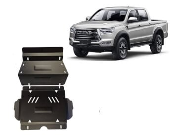 Pohjapanssari Jac T8 (2018➟), moottori, j&auml;&auml;hdytin, ter&auml;st&auml;