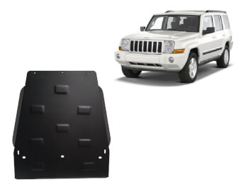 Pohjapanssari Jeep Commander (2005-2010), vaihdelaatikko, terästä
