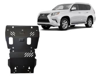 Pohjapanssari Lexus GX (2010➟), moottori, vaihdelaatikko, etupuskuri, ter&auml;st&auml;