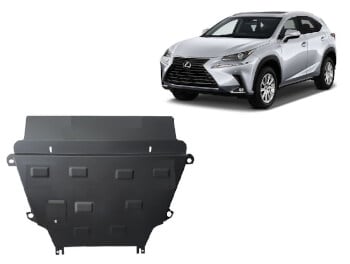 Pohjapanssari Lexus NX (2014-2022), moottori, vaihdelaatikko, jäähdytin, terästä