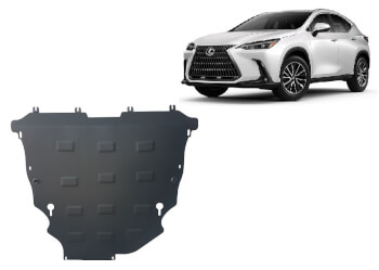 Pohjapanssari Lexus NX (2021➟), moottori, vaihdelaatikko, j&auml;&auml;hdytin, etupuskuri, ter&auml;st&auml;