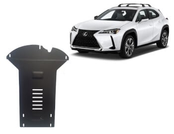 Pohjapanssari Lexus UX (2019➟), katalysaattori, ter&auml;st&auml;