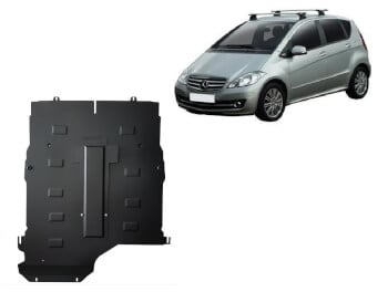 Pohjapanssari Mercedes-Benz A-Sarja (2004-2012), moottori, vaihdelaatikko, ter&auml;st&auml;