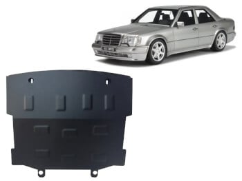 Pohjapanssari Mercedes-Benz E-Sarja (1993-1997), moottori, j&auml;&auml;hdytin, ter&auml;st&auml;
