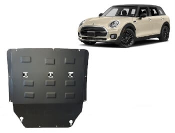 Pohjapanssari Mini Clubman (2016-2024), moottori, vaihdelaatikko, j&auml;&auml;hdytin, ter&auml;st&auml;