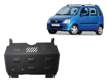 Pohjapanssari Opel Agila (2000-2007), moottori, vaihdelaatikko, ter&auml;st&auml;