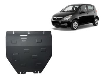 Pohjapanssari Opel Agila (2007-2014), moottori, vaihdelaatikko, ter&auml;st&auml;