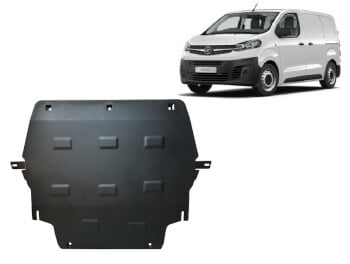 Pohjapanssari Opel Vivaro (2019➟), moottori, vaihdelaatikko, j&auml;&auml;hdytin, ter&auml;st&auml;