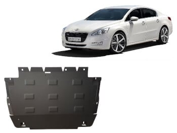 Pohjapanssari Peugeot 508 (2010-2018), moottori, vaihdelaatikko, j&auml;&auml;hdytin, ter&auml;st&auml;