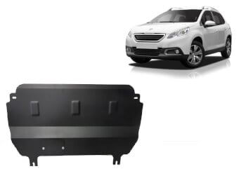 Pohjapanssari Peugeot 2008 (2013-2019), moottori, vaihdelaatikko, ter&auml;st&auml;