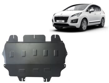 Pohjapanssari Peugeot 3008 (2009-2016), moottori, vaihdelaatikko, ter&auml;st&auml;