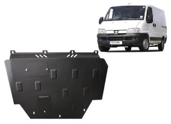 Pohjapanssari Peugeot Boxer (1996-2006), moottori, vaihdelaatikko, ter&auml;st&auml;