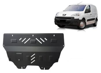 Pohjapanssari Peugeot Partner (2008-2020), moottori, vaihdelaatikko, ter&auml;st&auml;