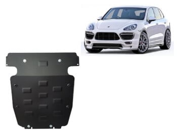 Pohjapanssari Porsche Cayenne (2002-2017), moottori, ter&auml;st&auml;