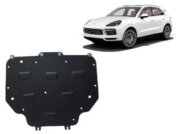 Pohjapanssari Porsche Cayenne (2018➟), vaihdelaatikko, ter&auml;st&auml;