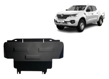 Pohjapanssari Renault Alaskan (2017➟), j&auml;&auml;hdytin, ter&auml;st&auml;