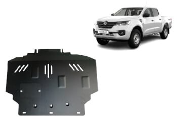 Pohjapanssari Renault Alaskan (2017➟), moottori, ter&auml;st&auml;