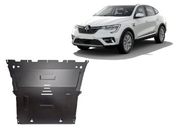 Pohjapanssari Renault Arkana (2020➟), moottori, vaihdelaatikko, j&auml;&auml;hdytin, ter&auml;st&auml;