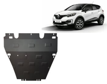 Pohjapanssari Renault Captur (2013-2019), moottori, vaihdelaatikko, ter&auml;st&auml;