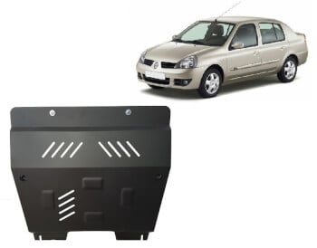 Pohjapanssari Renault Clio (1997-2007), moottori, vaihdelaatikko, ter&auml;st&auml;