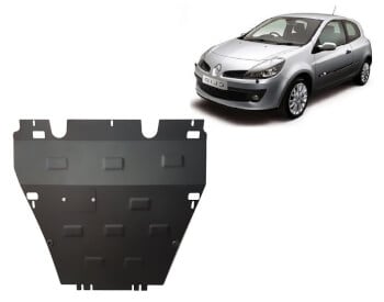 Pohjapanssari Renault Clio (2005-2012), moottori, vaihdelaatikko, ter&auml;st&auml;