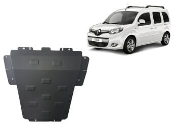 Pohjapanssari Renault Kangoo (2008-2021), moottori, vaihdelaatikko, ter&auml;st&auml;