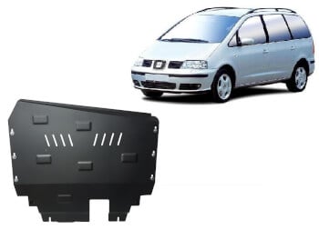 Pohjapanssari Seat Alhambra (1999-2010), moottori, vaihdelaatikko, ter&auml;st&auml;