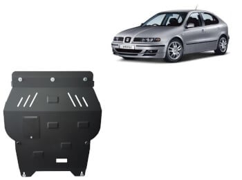 Pohjapanssari Seat Leon (1998-2005), moottori, vaihdelaatikko, j&auml;&auml;hdytin, etupuskuri, ter&auml;st&auml;