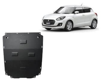 Pohjapanssari Suzuki Swift (2017➟), moottori, vaihdelaatikko, ter&auml;st&auml;