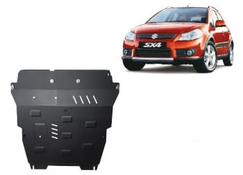 Pohjapanssari Suzuki SX4 (2006-2013), moottori, vaihdelaatikko, ter&auml;st&auml;