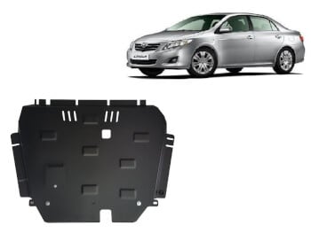 Pohjapanssari Toyota Corolla (2007-2012), moottori, ter&auml;st&auml;