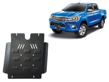 Pohjapanssari Toyota Hilux Revo (2016➟), vaihdelaatikko, ter&auml;st&auml;