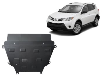 Pohjapanssari Toyota RAV4 (2013-2018), moottori, vaihdelaatikko, jäähdytin, terästä