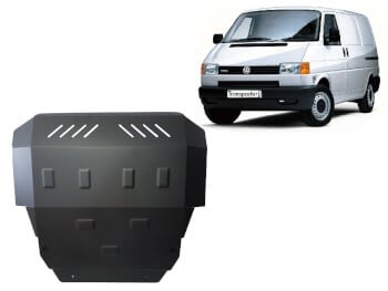 Pohjapanssari Volkswagen Transporter (1990-2003), moottori, vaihdelaatikko, terästä