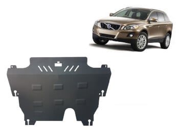 Pohjapanssari Volvo XC60 (2010-2017), moottori, vaihdelaatikko, j&auml;&auml;hdytin, ter&auml;st&auml;